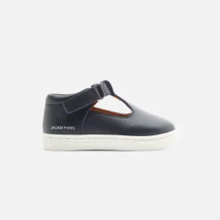 Jacadi Salomés bébé garçon en cuir lisse - marine MARINE JACADI Outlet