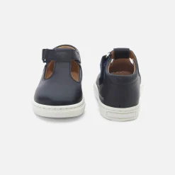 Jacadi Salomés bébé garçon en cuir lisse - marine MARINE JACADI Outlet