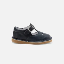 Jacadi Salomés bébé mixte en cuir lisse - marine MARINE JACADI Sale