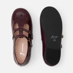 Jacadi Salomés enfant fille en cuir verni - BORDEAUX Hot