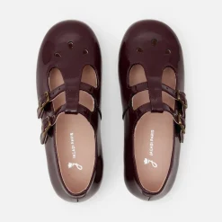 Jacadi Salomés enfant fille en cuir verni - BORDEAUX Hot