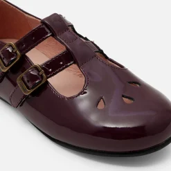Jacadi Salomés enfant fille en cuir verni - BORDEAUX Hot