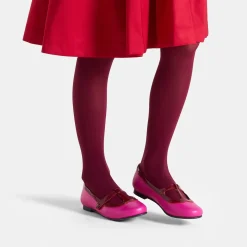 Jacadi Salomés enfant fille en cuir - ROSE New
