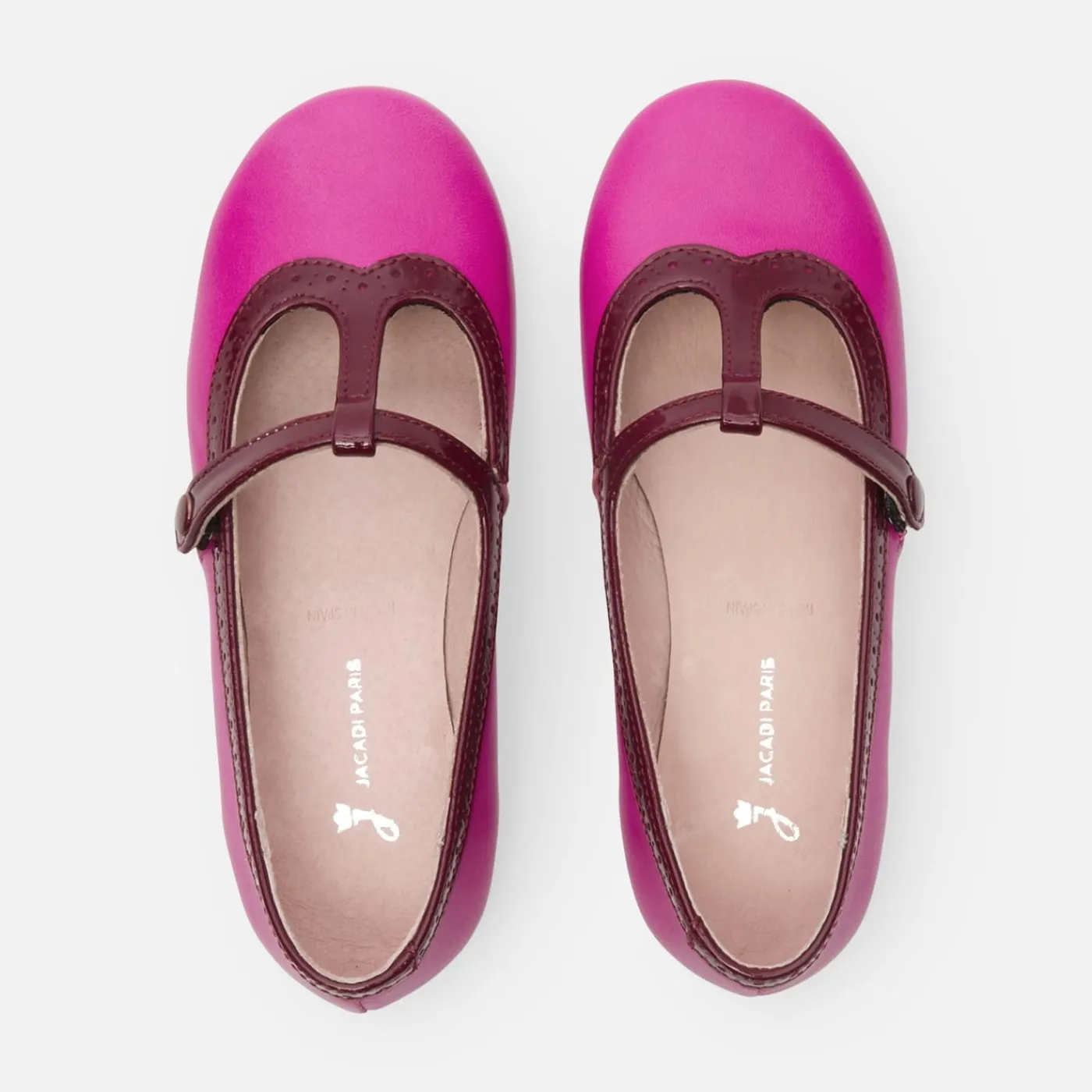 Jacadi Salomés enfant fille en cuir - ROSE New