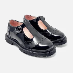 Jacadi Salomés enfant fille en cuir verni - marine MARINE JACADI Hot