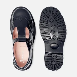Jacadi Salomés enfant fille en cuir verni - marine MARINE JACADI Hot