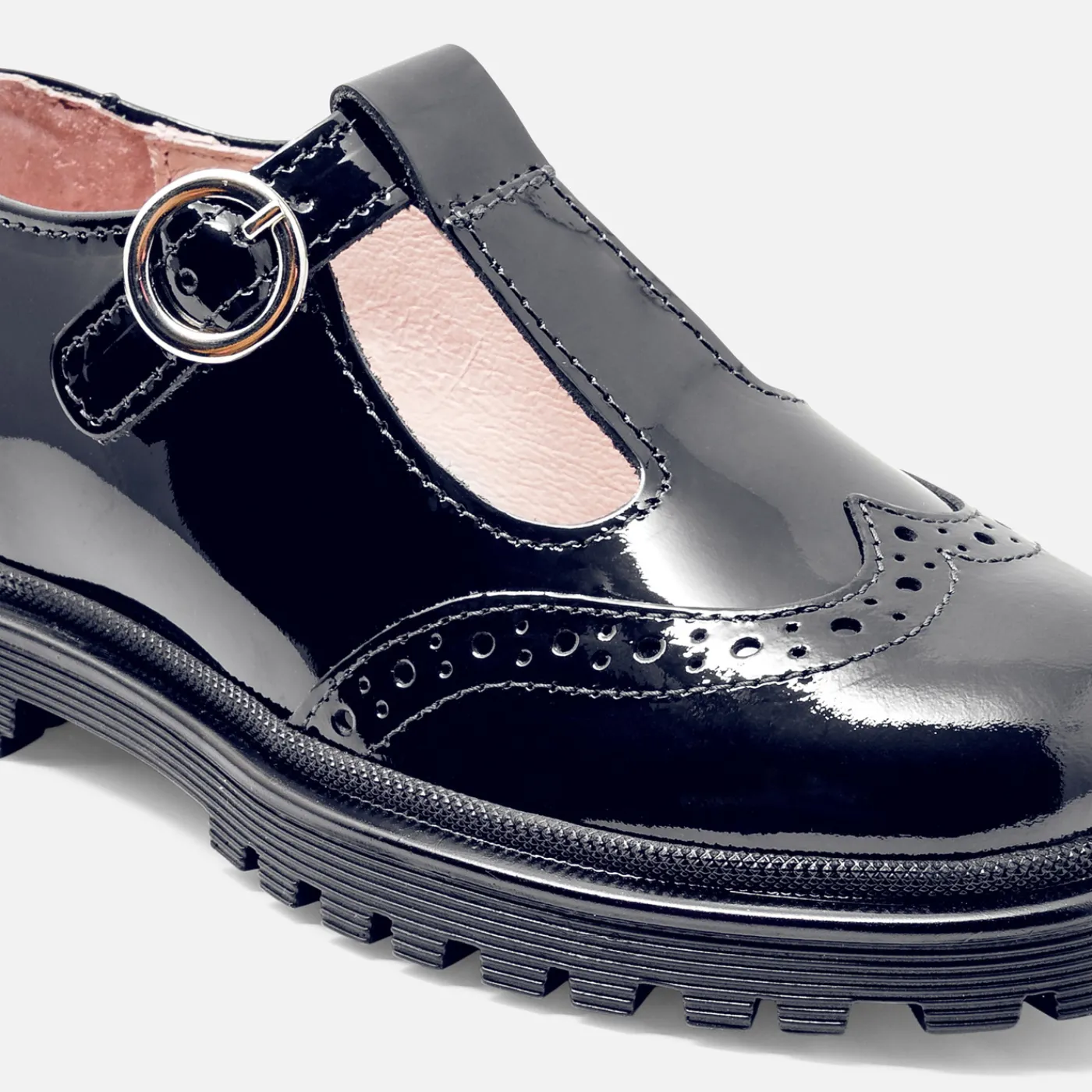 Jacadi Salomés enfant fille en cuir verni - marine MARINE JACADI Hot