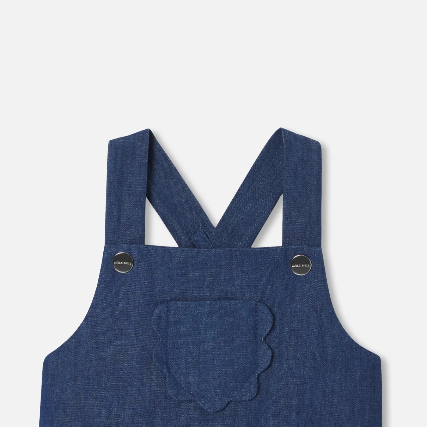 Jacadi Salopette bébé fille en jean souple - DENIM FONCE Hot