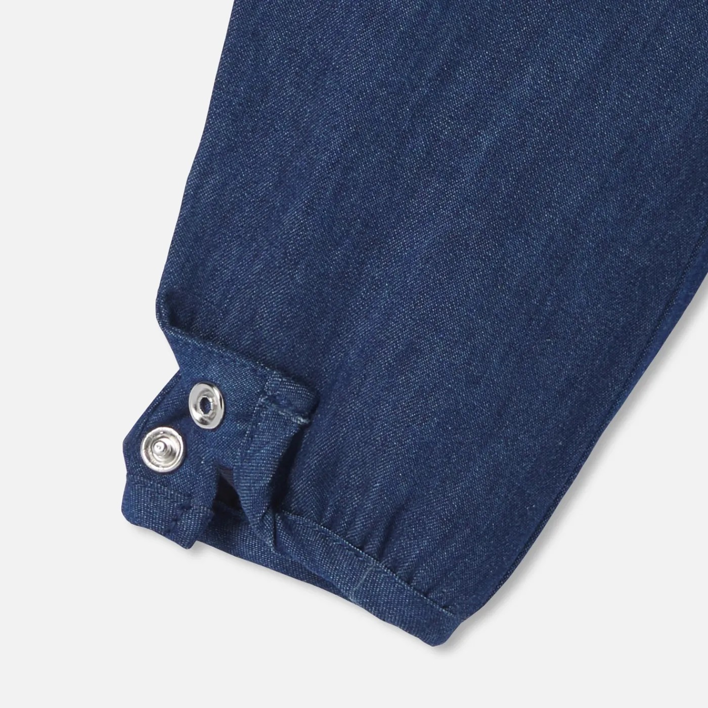 Jacadi Salopette bébé fille en jean souple - DENIM FONCE Hot