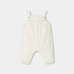 Jacadi Salopette bébé fille en velours - blanc doux BLANC DOUX JACADI Best