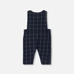 Jacadi Salopette bébé garçon à carreaux - MARINE/BLANC Online