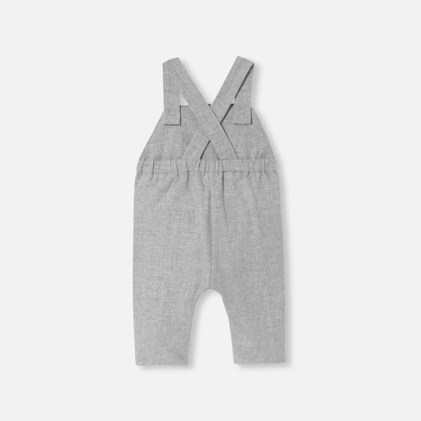 Jacadi Salopette bébé garçon en flanelle - gris chine clair GRIS CHINE CLAIR JACADI Online