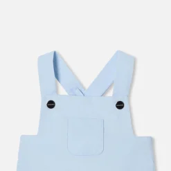 Jacadi Salopette bébé garçon en velours - BLEU PALE Sale