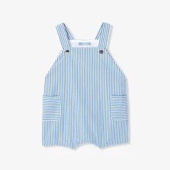 Jacadi Salopette courte bébé garçon - BLANC/BLEU Sale