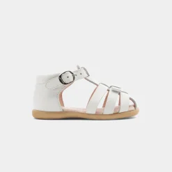 Jacadi Sandales bébé fille en cuir - blanc BLANC JACADI Hot