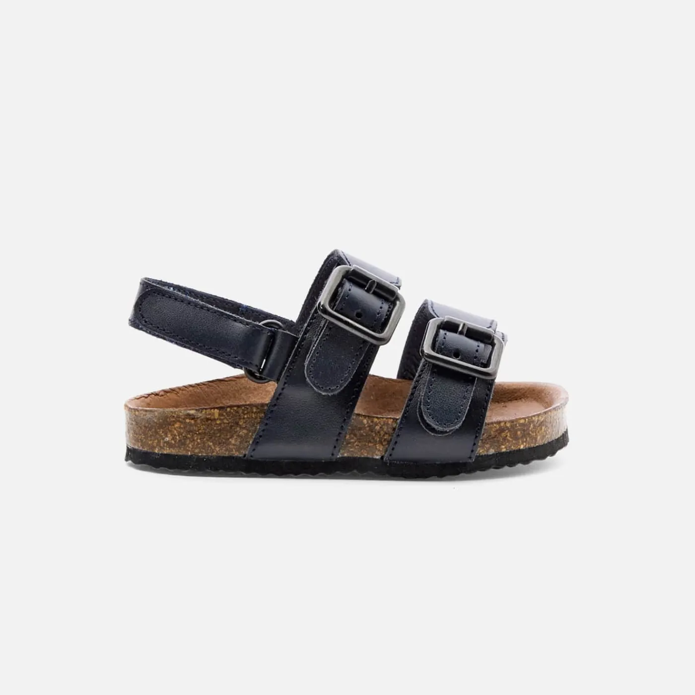 Jacadi Sandales bébé garçon en cuir lisse - marine MARINE JACADI Outlet