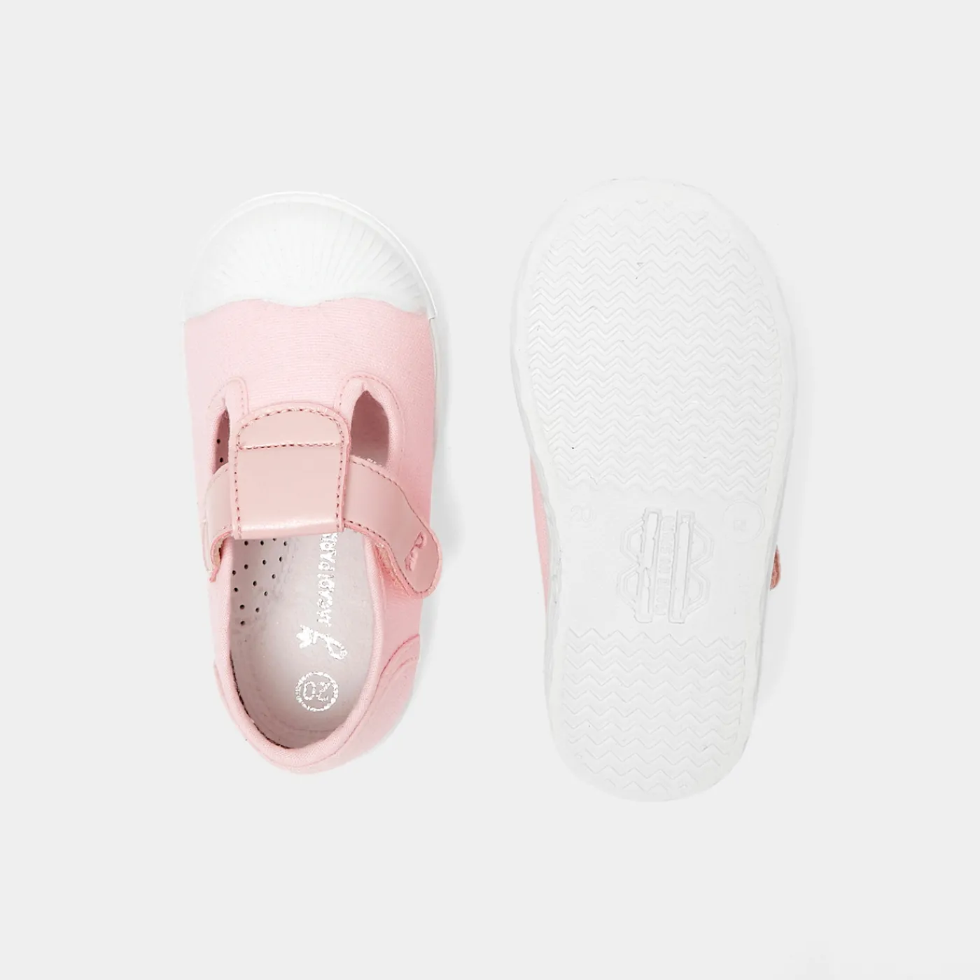 Jacadi Sandales en toile bébé fille - ROSE Clearance