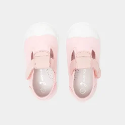 Jacadi Sandales en toile bébé fille - ROSE Clearance