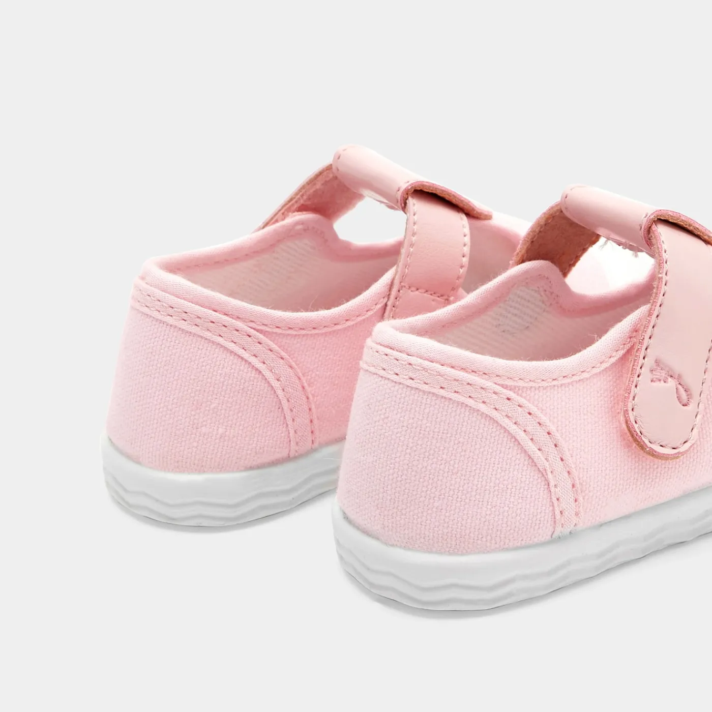 Jacadi Sandales en toile bébé fille - ROSE Clearance