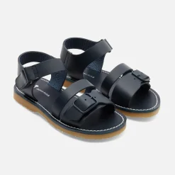 Jacadi Sandales enfant garçon en cuir lisse - marine MARINE JACADI Online