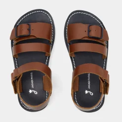 Jacadi Sandales enfant garçon en cuir lisse - NATUREL New