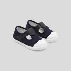 Jacadi Sandalettes bébé garçon en toile - marine MARINE JACADI Clearance