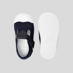 Jacadi Sandalettes bébé garçon en toile - marine MARINE JACADI Clearance