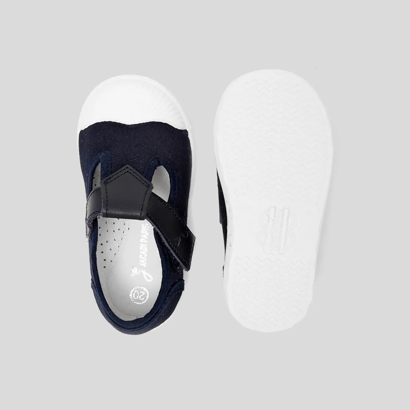Jacadi Sandalettes bébé garçon en toile - marine MARINE JACADI Clearance