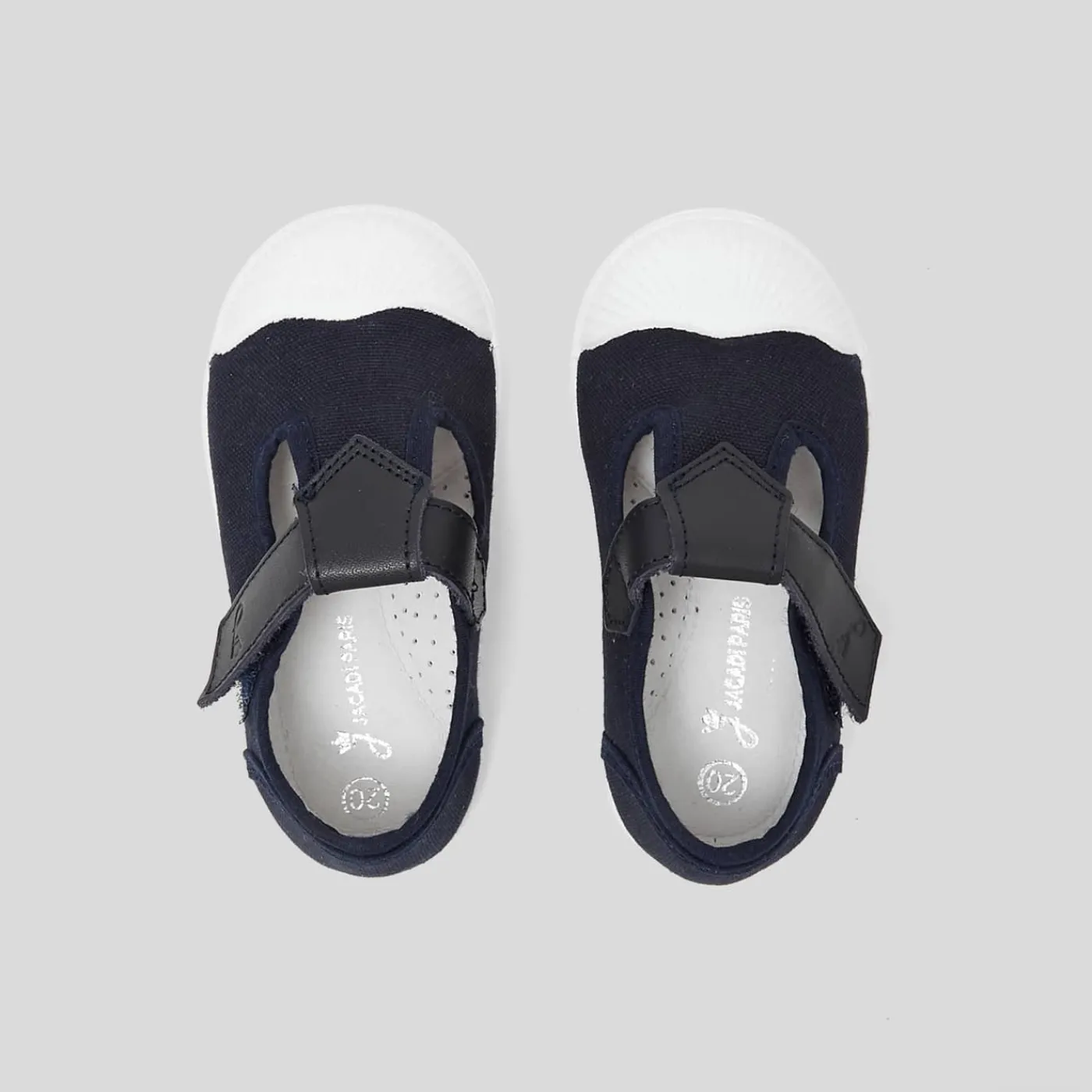 Jacadi Sandalettes bébé garçon en toile - marine MARINE JACADI Clearance