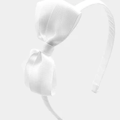 Jacadi Serre-tête à nœud en gros-grain - blanc BLANC JACADI Sale