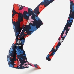 Jacadi Serre-tête enfant fille en tissu Liberty - lore MARINE/MULTICO Clearance