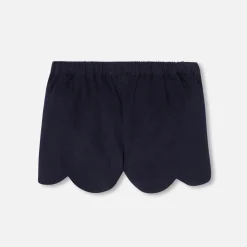 Jacadi Short bébé fille en velours - marine MARINE JACADI New