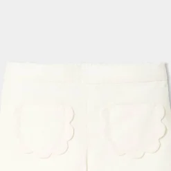 Jacadi Short bébé fille en velours milleraies - blanc doux BLANC DOUX JACADI Hot