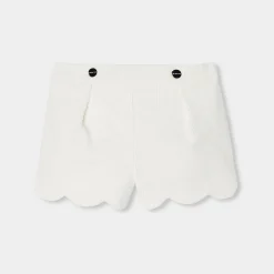 Jacadi Short bébé fille en velours - blanc doux BLANC DOUX JACADI Online