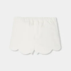 Jacadi Short bébé fille en velours - blanc doux BLANC DOUX JACADI Online