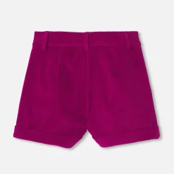 Jacadi Short en velours côtelé enfant fille - VIOLINE Outlet