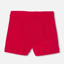 Jacadi Short en velours enfant fille - ROUGE RUBIS