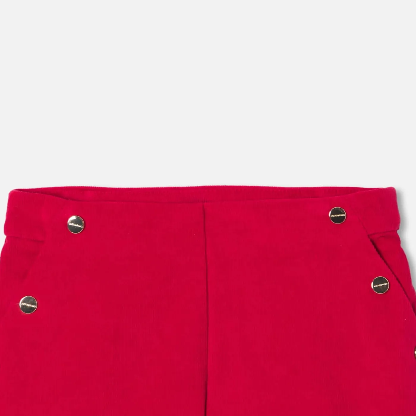 Jacadi Short en velours enfant fille - ROUGE RUBIS