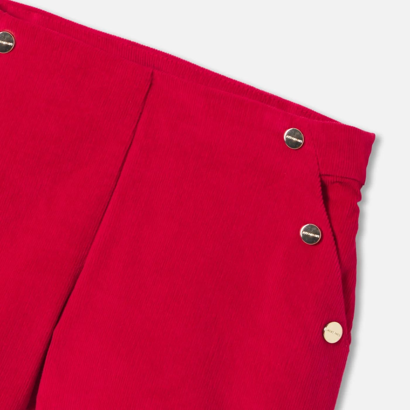 Jacadi Short en velours enfant fille - ROUGE RUBIS
