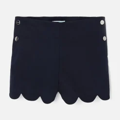Jacadi Short enfant fille en piqué de coton - marine MARINE JACADI Hot