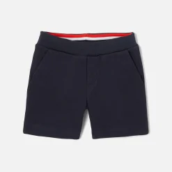 Jacadi Short enfant garçon en molleton piqué - marine MARINE JACADI Outlet