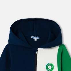 Jacadi Sweat à capuche enfant garçon - MARINE/VERT Discount