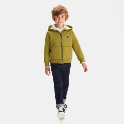 Jacadi Sweat à capuche enfant garçon - VERT LICHEN Outlet