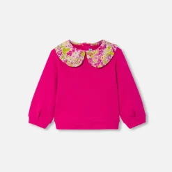 Jacadi Sweat bébé fille en molleton - FRAMBOISE Best