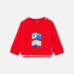 Jacadi Sweat bébé garçon en molleton - rouge ROUGE JACADI Discount