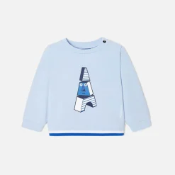 Jacadi Sweat bébé garçon en molleton - bleu clair BLEU CLAIR JACADI Discount