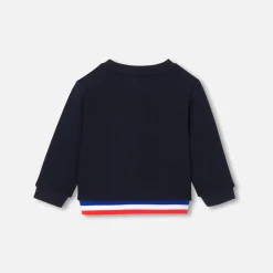 Jacadi Sweat bébé garçon en molleton - marine MARINE JACADI Clearance