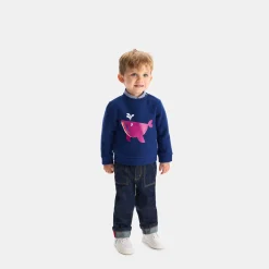 Jacadi Sweat bébé garçon en molleton - BLEU FONCE New