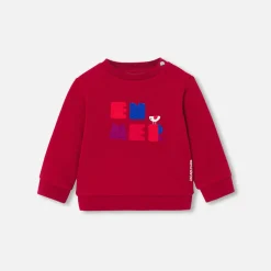 Jacadi Sweat bébé garçon en molleton - ROUGE RUBIS Best