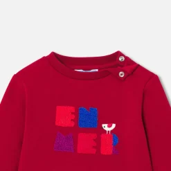 Jacadi Sweat bébé garçon en molleton - ROUGE RUBIS Best